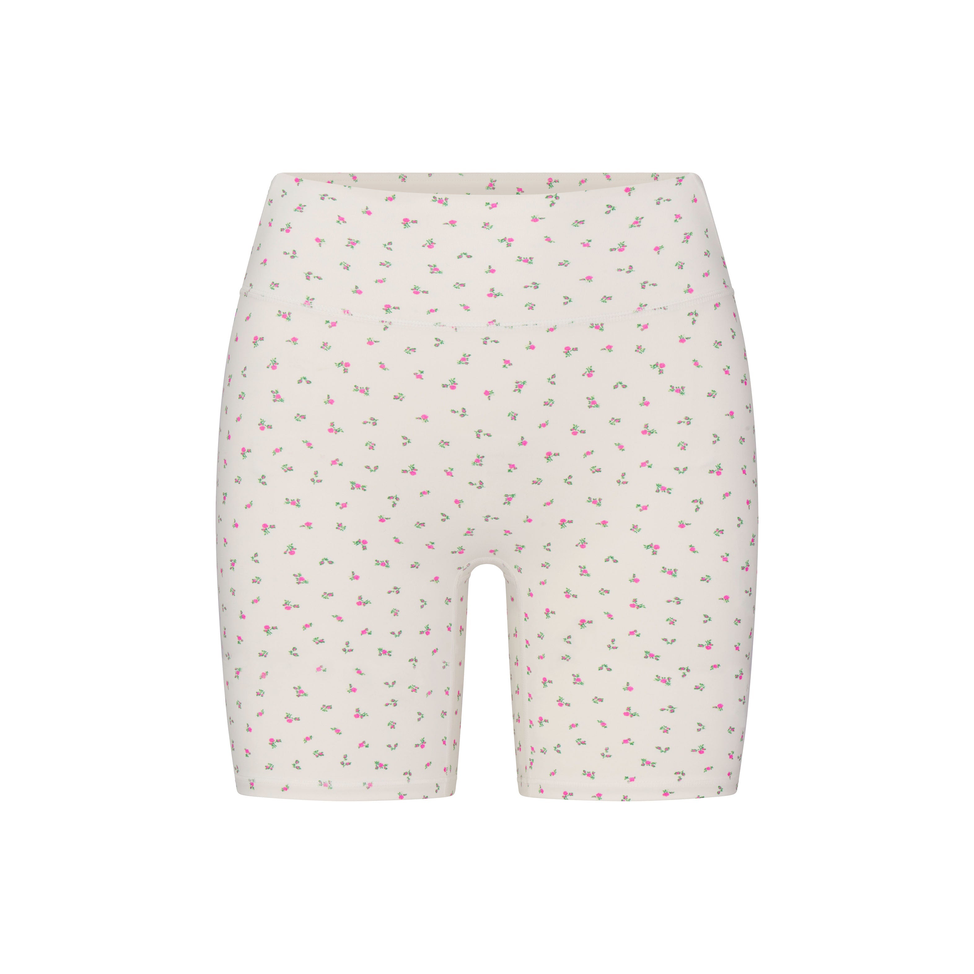 NikeSKIMS MATTE 3" SHORT | DITSY FLORAL PRINT LAYS FLAT ON A WHITE BACKGROUND | FLT