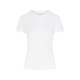 NikeSKIMS PERFORMANCE COTTON BLEND SHORT SLEEVE TOP | SNOW & LAYS FLAT ON A WHITE BACKGROUND | FLT