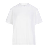 NikeSKIMS PERFORMANCE COTTON BLEND OVERSIZED SHORT SLEEVE TOP | SNOW & LAYS FLAT ON A WHITE BACKGROUND | FLT