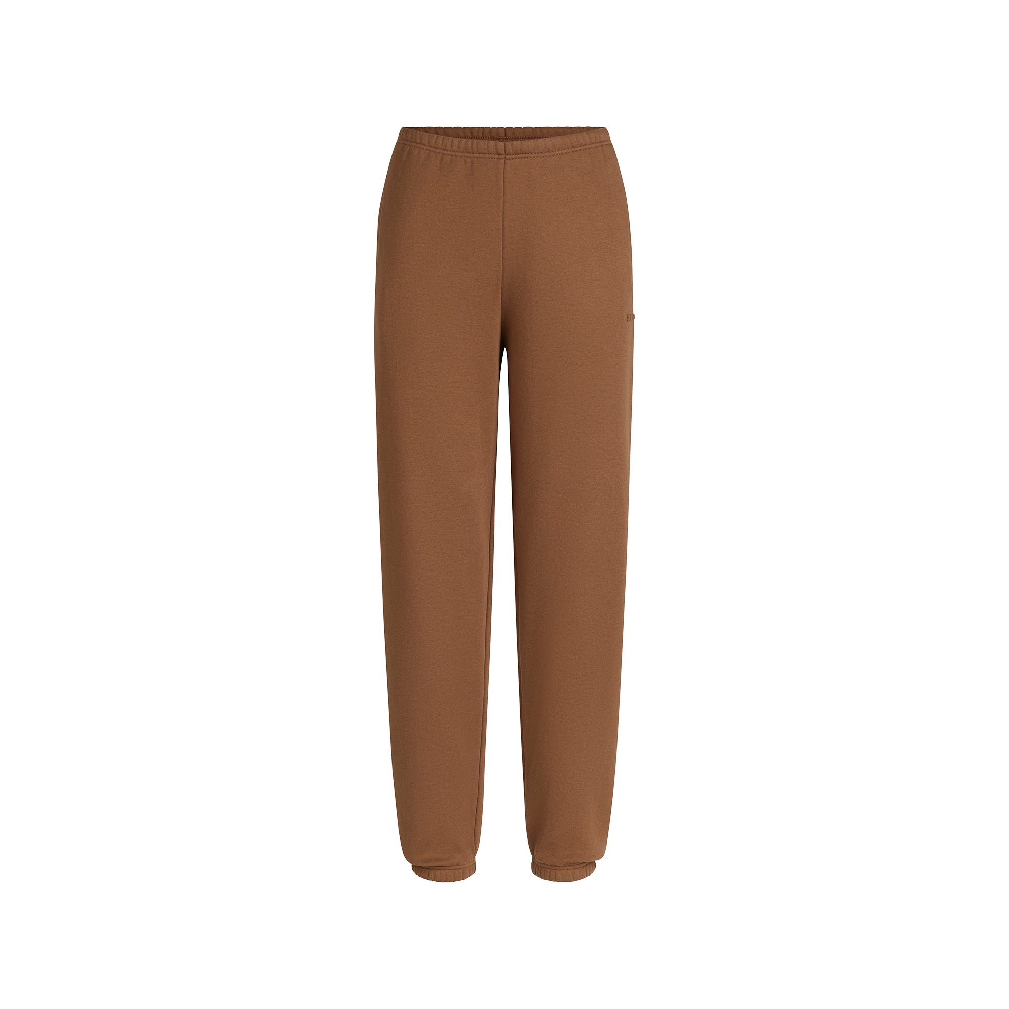 COTTON FLEECE CLASSIC JOGGER | BISON FLAT ON A WHITE BACKGROUND | FLT