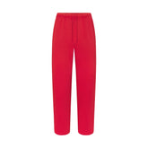 FLEECE LOUNGE MENS CLASSIC STRAIGHT LEG PANT | WASHED RED FLAT ON A WHITE BACKGROUND | FLT
