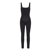 FITS EVERYBODY MATERNITY CATSUIT | ONYX (CATSUITS, BODYSUITS) LAYS FLAT ON A WHITE BACKGROUND | FLT