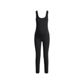COTTON JERSEY MATERNITY CATSUIT | SOOT FLAT ON A WHITE BACKGROUND | FLT