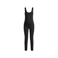 COTTON JERSEY MATERNITY CATSUIT | SOOT FLAT ON A WHITE BACKGROUND | FLT