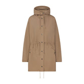WOVEN COTTON OVERSIZED ANORAK | DESERT FLAT ON A WHITE BACKGROUND | FLT