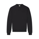 FLEECE LOUNGE MENS RELAXED CREWNECK | WASHED ONYX FLAT ON A WHITE BACKGROUND | FLT