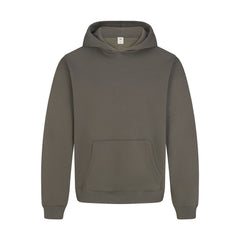 FLEECE LOUNGE MENS CLASSIC HOODIE | JUNGLE FLAT ON A WHITE BACKGROUND | FLT