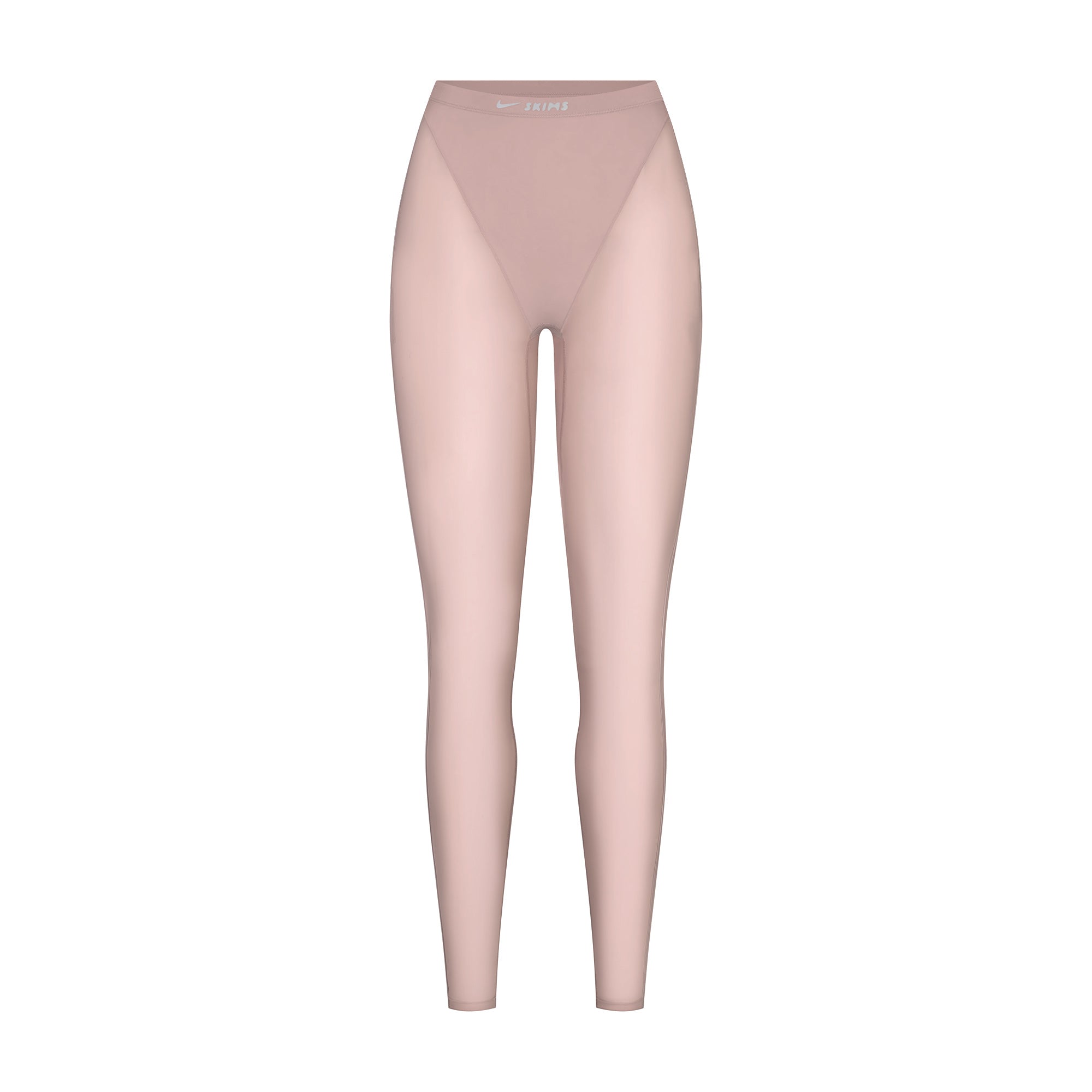 NikeSKIMS WEIGHTLESS LAYERS V-LINE 26" LEGGING | HIMALAYAN FLAT ON A WHITE BACKGROUND | FLT