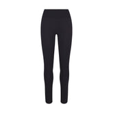 NikeSKIMS MATTE KNEE GRIP 26" LEGGING | OBSIDIAN FLAT ON A WHITE BACKGROUND | FLT