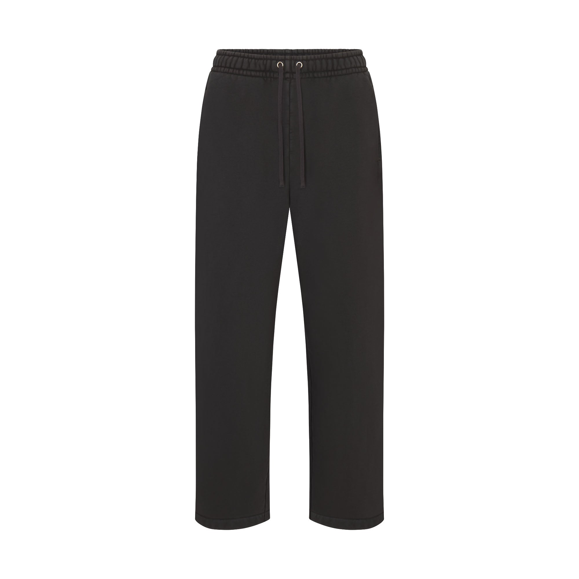 HEAVYWEIGHT FLEECE MENS STRAIGHT LEG PANT | WASHED ONYX FLAT ON A WHITE BACKGROUND | FLT
