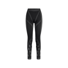 SKIMS FIRST LAYERS LEGGING | OBSIDIAN WINTER FAIR ISLE FLAT ON A WHITE BACKGROUND | FLT