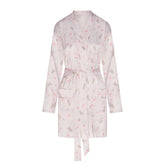 WOVEN SHINE ROBE | BARELY PINK SNACK BAG FLAT ON A WHITE BACKGROUND | FLT