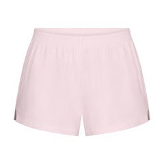 COTTON JERSEY LOOSE SHORT | CHERRY BLOSSOM FLAT ON A WHITE BACKGROUND | FLT