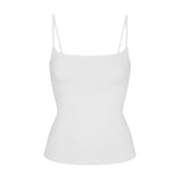 COTTON JERSEY CAMI MARBLE FLAT ON A WHITE BACKGROUND | FLT | FLT