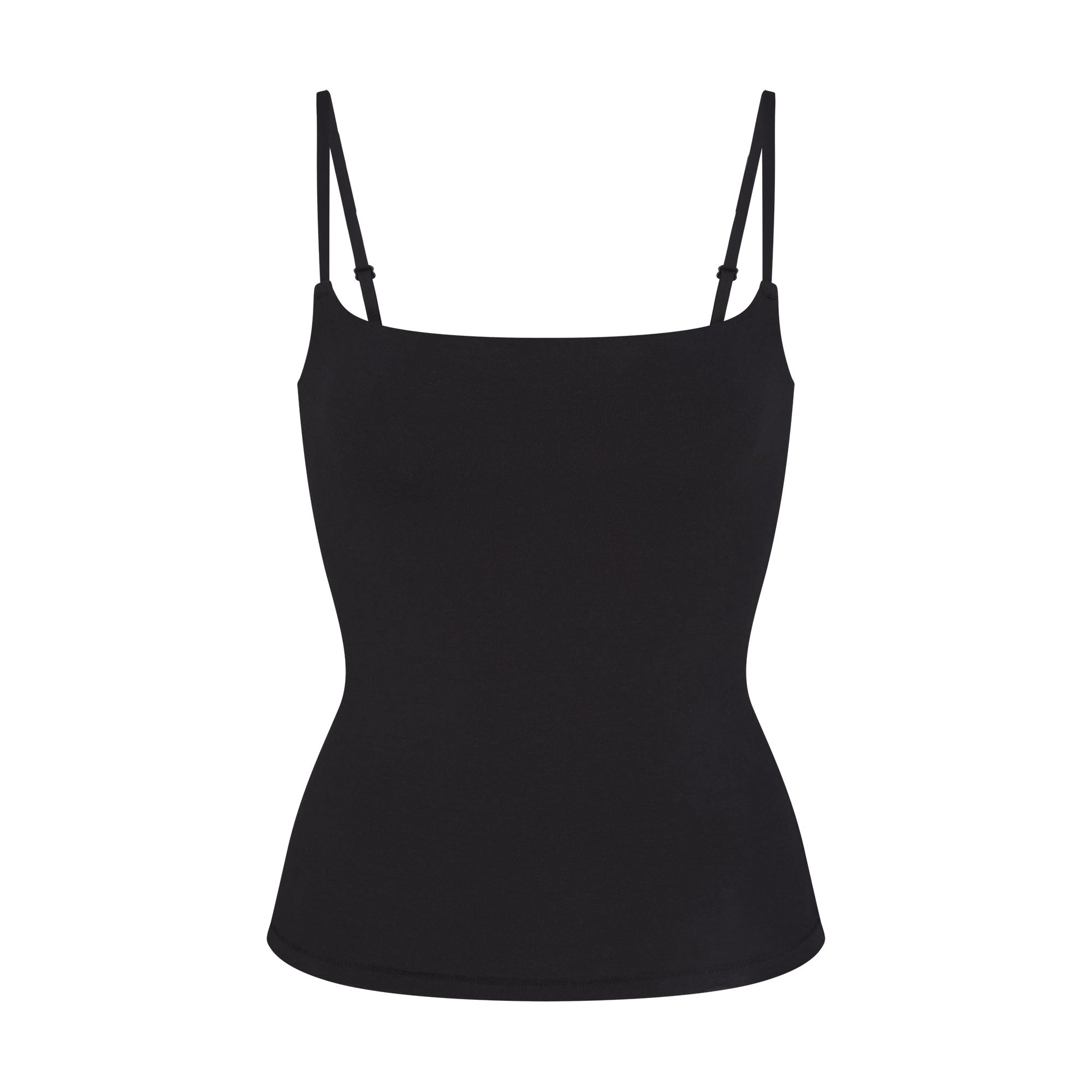 COTTON JERSEY CAMI | SOOT FLAT ON A WHITE BACKGROUND | FLT