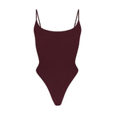 FITS EVERYBODY CAMI BODYSUIT | CURRANT FLAT ON A WHITE BACKGROUND | FLT