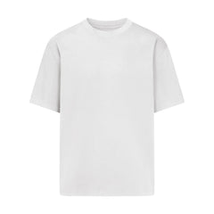 HEAVYWEIGHT COTTON MENS RELAXED T-SHIRT | CHALK FLAT ON A WHITE BACKGROUND | FLT