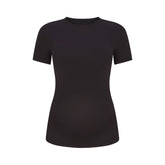 COTTON JERSEY MATERNITY T-SHIRT | SOOT FLAT ON A WHITE BACKGROUND | FLT