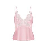 SILK LACE CAMI | PEONY TONAL FLAT ON A WHITE BACKGROUND | FLT