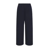 COTTON FLEECE CLASSIC STRAIGHT LEG PANT | NAVY & LAYS FLAT ON A WHITE BACKGROUND | FLT