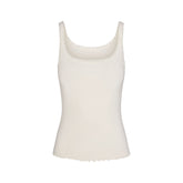 LOGO POINTELLE CAMI | IVORY & LAYS FLAT ON A WHITE BACKGROUND | FLT