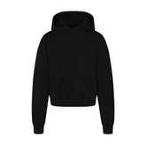 COTTON FLEECE CLASSIC HOODIE | ONYX (HOODIES, TOPS) LAYS FLAT ON A WHITE BACKGROUND | FLT