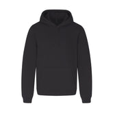 FLEECE LOUNGE MENS HOODIE | WASHED ONYX (MENS HOODIES, MENS TOPS) LAYS FLAT ON A WHITE BACKGROUND | FLT