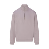 FLEECE LOUNGE MENS RELAXED QUARTER ZIP | SHADOW FLAT ON A WHITE BACKGROUND | FLT