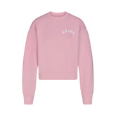 COTTON FLEECE CLASSIC CREWNECK | HALITE WITH SNOW LOGO FLAT ON A WHITE BACKGROUND | FLT