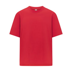 HEAVYWEIGHT COTTON MENS CLASSIC CREWNECK | WASHED RED FLAT ON A WHITE BACKGROUND | FLT