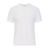 SKIMS COTTON MENS RIB T-SHIRT | CHALK FLAT ON A WHITE BACKGROUND | FLT