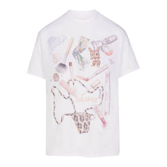 WORN IN JERSEY BAGGY T-SHIRT | SNOW IN MY BAG FLAT ON A WHITE BACKGROUND | FLT