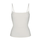 COTTON JERSEY SCOOP NECK CAMI | MARBLE FLAT ON A WHITE BACKGROUND | FLT