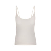 SLINKY KNIT CAMI | BUFF FLAT ON A WHITE BACKGROUND | FLT