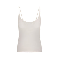 SLINKY KNIT CAMI | BUFF FLAT ON A WHITE BACKGROUND | FLT