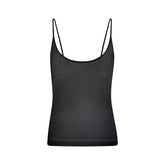 SLINKY KNIT CAMI | OBSIDIAN FLAT ON A WHITE BACKGROUND | FLT