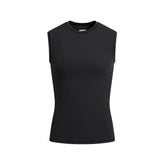FITS EVERYBODY MENS MUSCLE TANK | ONYX FLAT ON A WHITE BACKGROUND | FLT