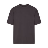 JERSEY LOUNGE MENS OVERSIZED T-SHIRT | ASH (MENS T-SHIRTS, MENS TOPS) LAYS FLAT ON A WHITE BACKGROUND | FLT