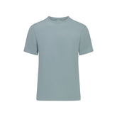SKIMS COTTON MENS CLASSIC T-SHIRT | SKY FLAT ON A WHITE BACKGROUND | FLT
