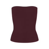 COTTON JERSEY TUBE TOP | CURRANT FLAT ON A WHITE BACKGROUND | FLT