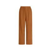 COTTON JERSEY WIDE LEG PANT | CHAI FLAT ON A WHITE BACKGROUND | FLT