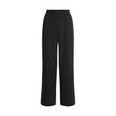 COTTON JERSEY WIDE LEG PANT | SOOT FLAT ON A WHITE BACKGROUND | FLT