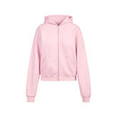 COTTON FLEECE CLASSIC ZIP UP HOODIE | HALITE FLAT ON A WHITE BACKGROUND | FLT