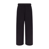 COTTON FLEECE CLASSIC STRAIGHT LEG PANT | ONYX (PANTS, BOTTOMS) LAYS FLAT ON A WHITE BACKGROUND | FLT