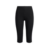 THE ESSENTIAL HIGH-WAISTED CAPRI | OBSIDIAN FLAT ON A WHITE BACKGROUND | FLT