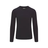 FITS EVERYBODY MENS FITTED LONG SLEEVE T-SHIRT | ONYX FLAT ON A WHITE BACKGROUND @ | FLT