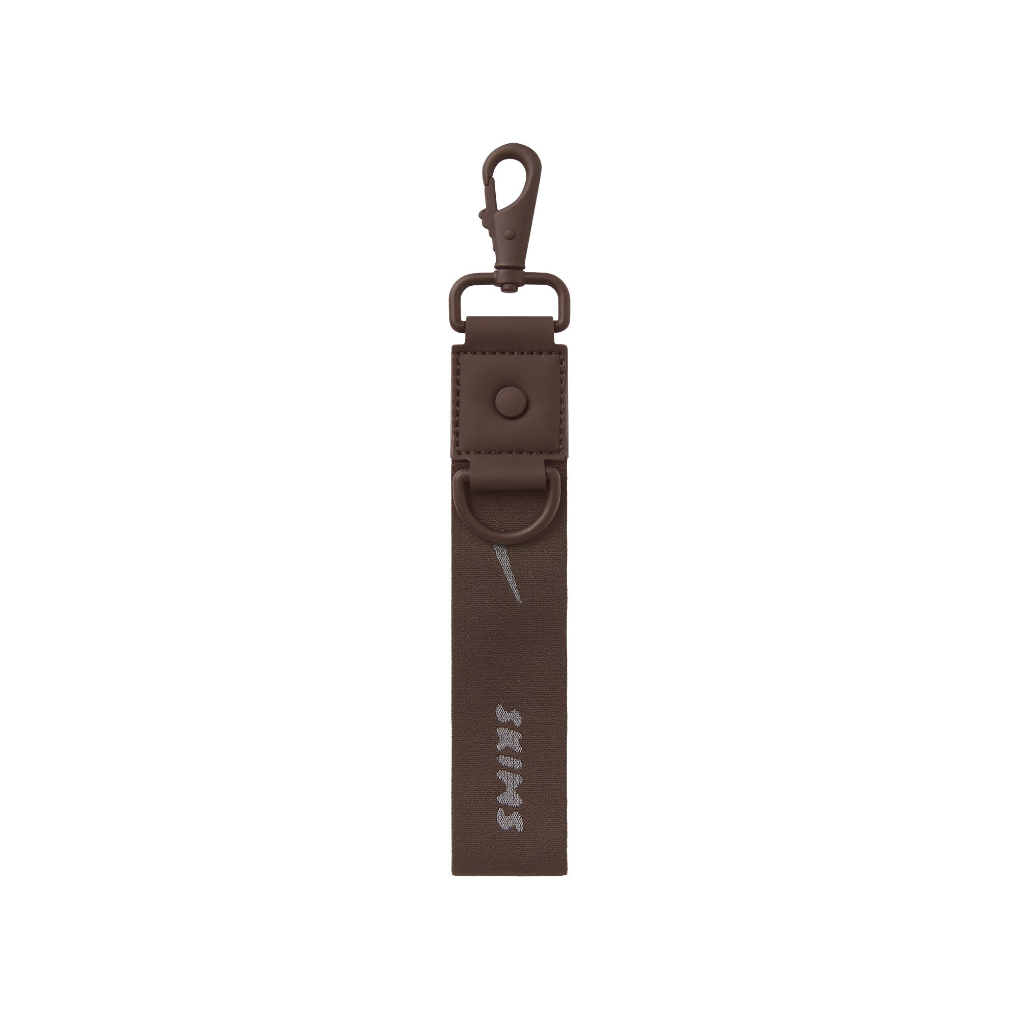 NikeSKIMS ACCESSORIES KEYCHAIN WRISTLET | PHOENIX FLAT ON A WHITE BACKGROUND