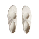 NikeSKIMS FOOTWEAR RIFT MESH | LT BONE/LT BONE-LT OREWOOD BRN ON A MODEL FRONT VIEW | FLT