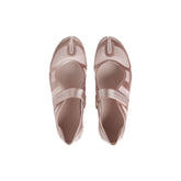 NikeSKIMS FOOTWEAR SATIN RIFT | SILT RED/SILT RED-SILT RED FLAT ON A WHITE BACKGROUND | FLT