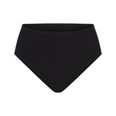 PERIOD PANTIES BRIEF | OBSIDIAN FLAT ON A WHITE BACKGROUND | FLT